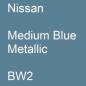 Preview: Nissan, Medium Blue Metallic, BW2.